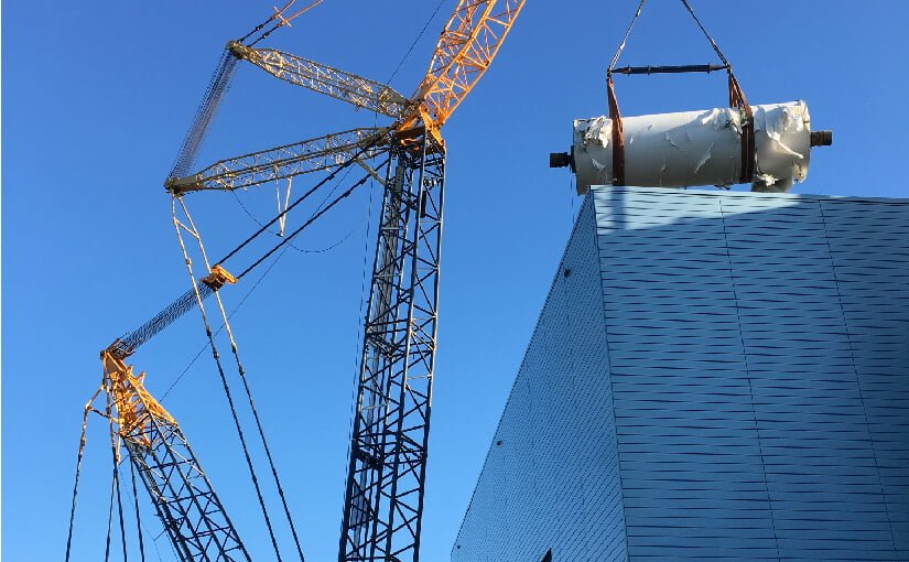 Ainscough Crane Hire supports Palm Paper Mill restoration after fire