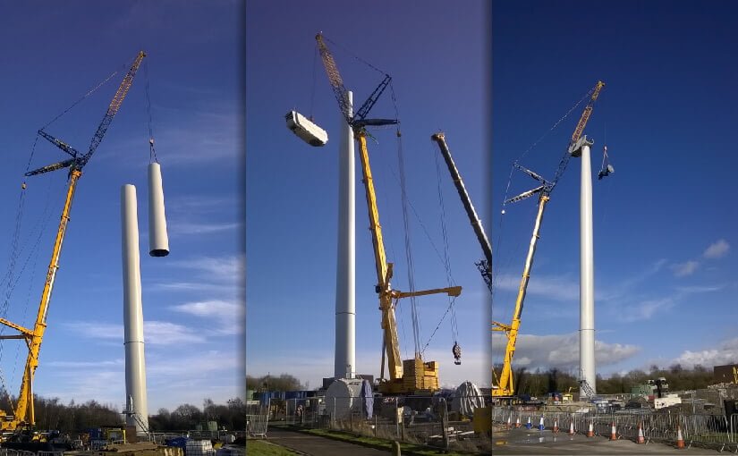 Ainscough Wind Energy Services completes skilled wind turbine lift