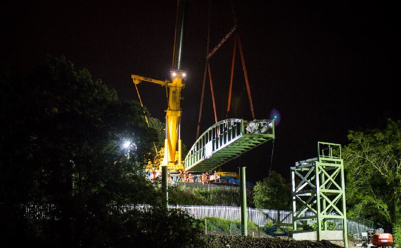 Bike bridge installed by Ainscough wins community award