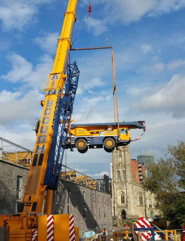 crane lifting crane