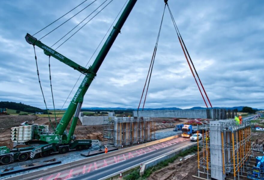 crane bridge installation