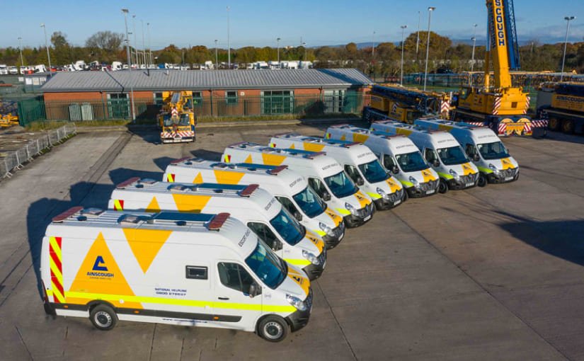Ainscough Crane Hire Drives Investment With 14 New Welfare Escort Vehicles