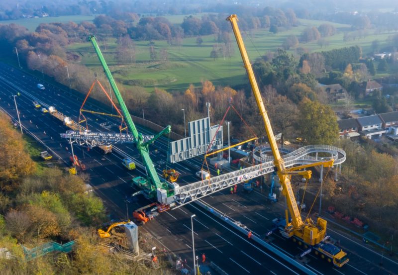 M20 footbridge