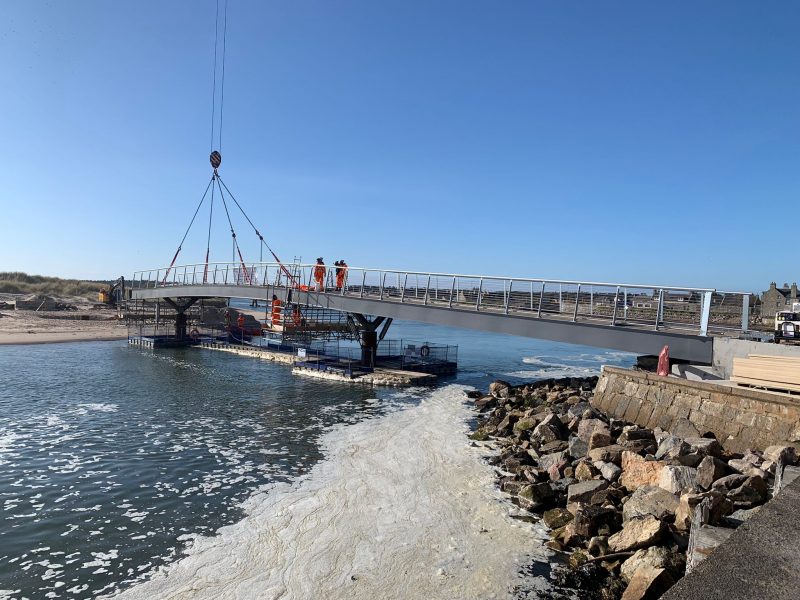 Lossiemouth bridge lift